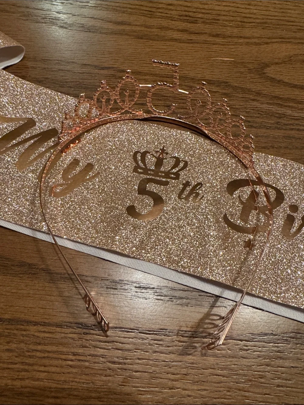 Rose Gold Glitter 